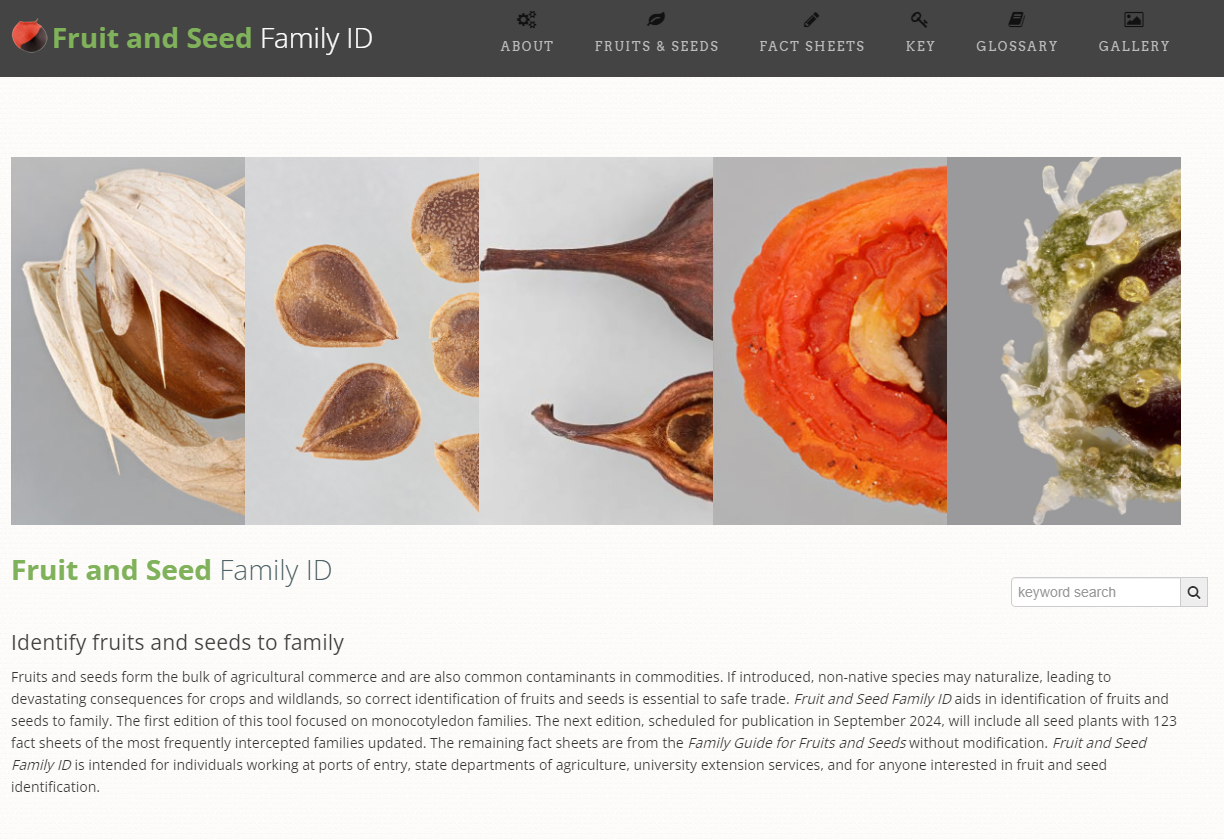 Edition 2 of Fruit and Seed Family ID released
